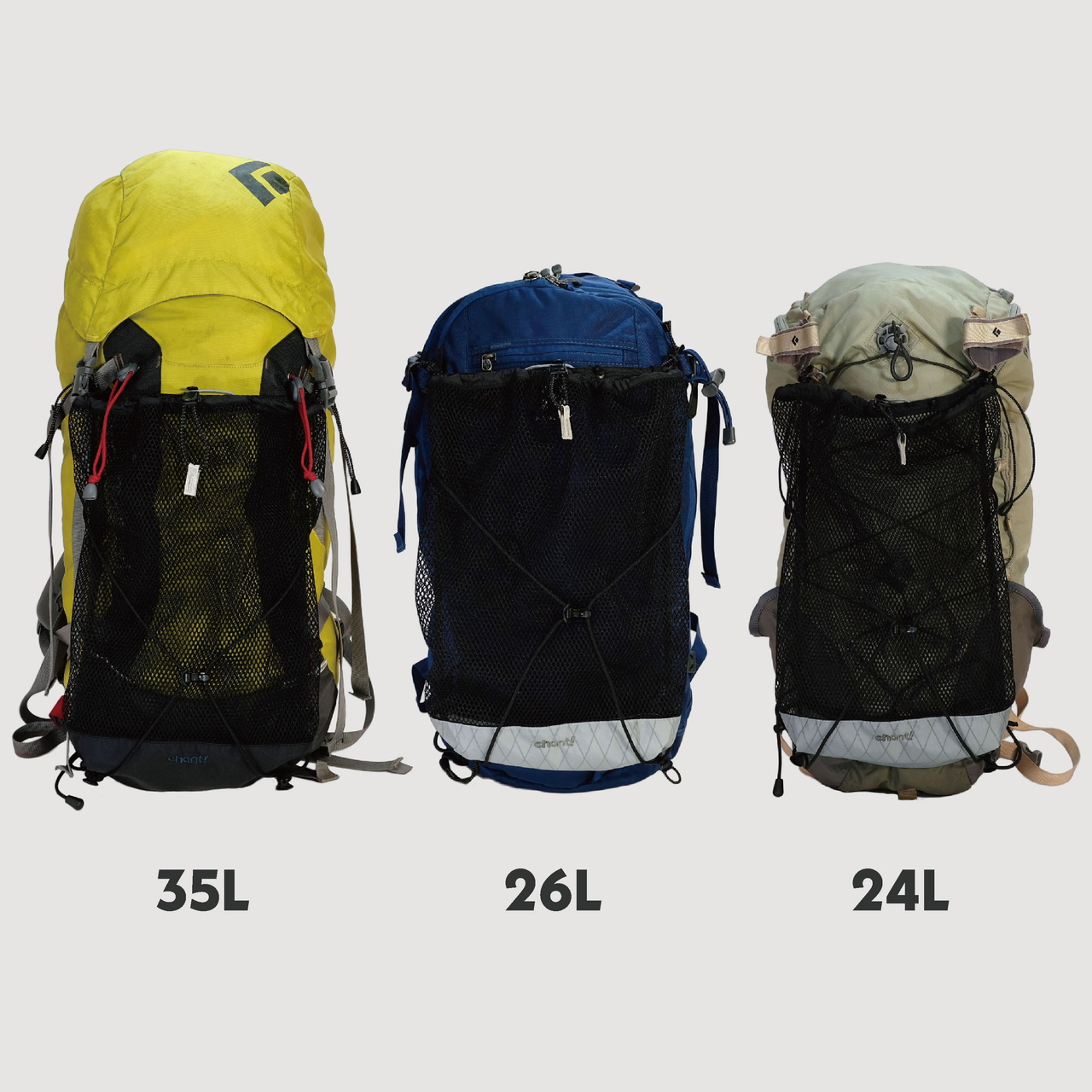 Front Mesh Sack | chant! longtrail & snow hiking equipment 